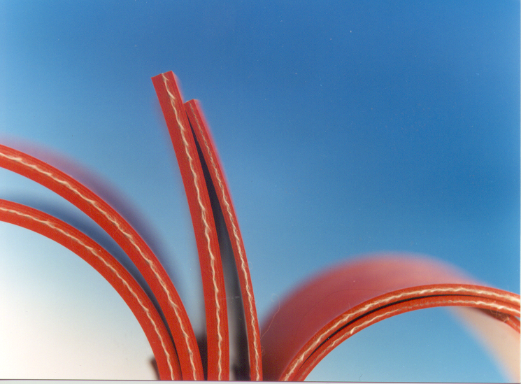 червен силикон тъканна вложка